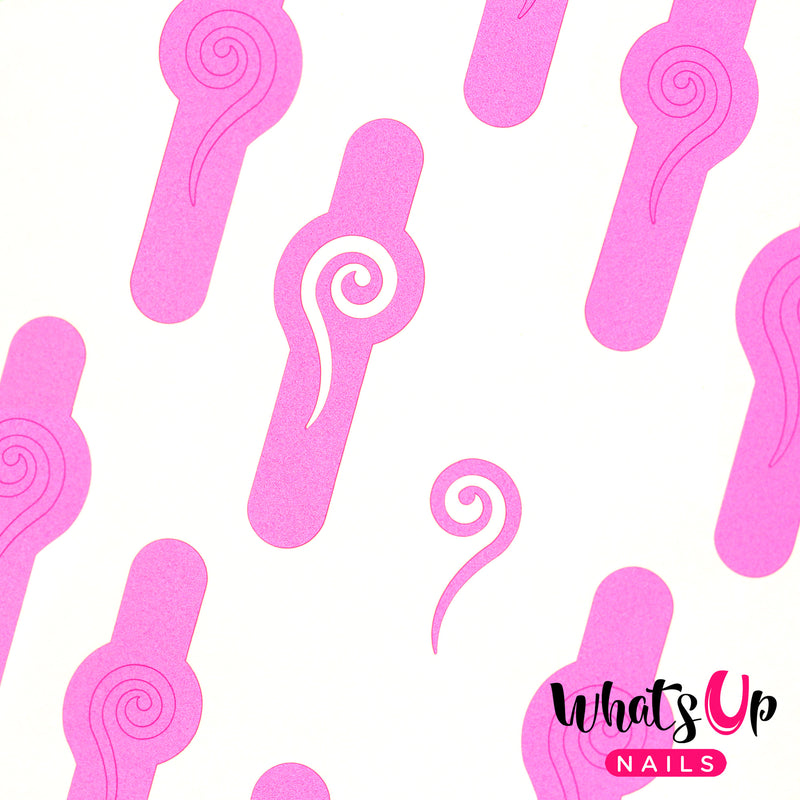 Whats Up Nails - Swirl Stencils