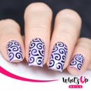 Whats Up Nails - Swirls Pattern Stencils