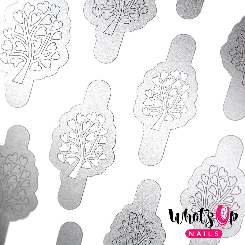 Whats Up Nails - Tree of Love Stencils