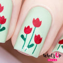 Whats Up Nails - Tulips Stencils