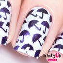 Whats Up Nails - Umbrellas Stencils