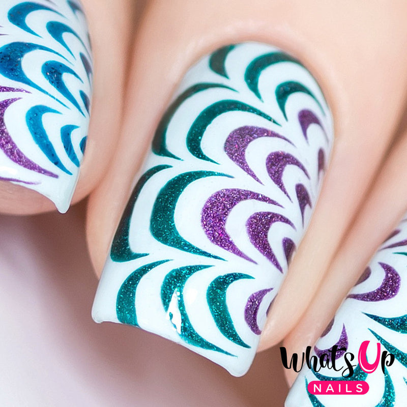 Whats Up Nails - Water Marble Stencils