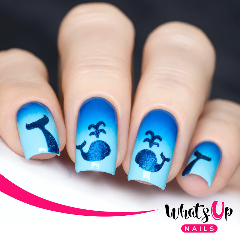 Whats Up Nails - Whale & Tale Stencils by gotnail
