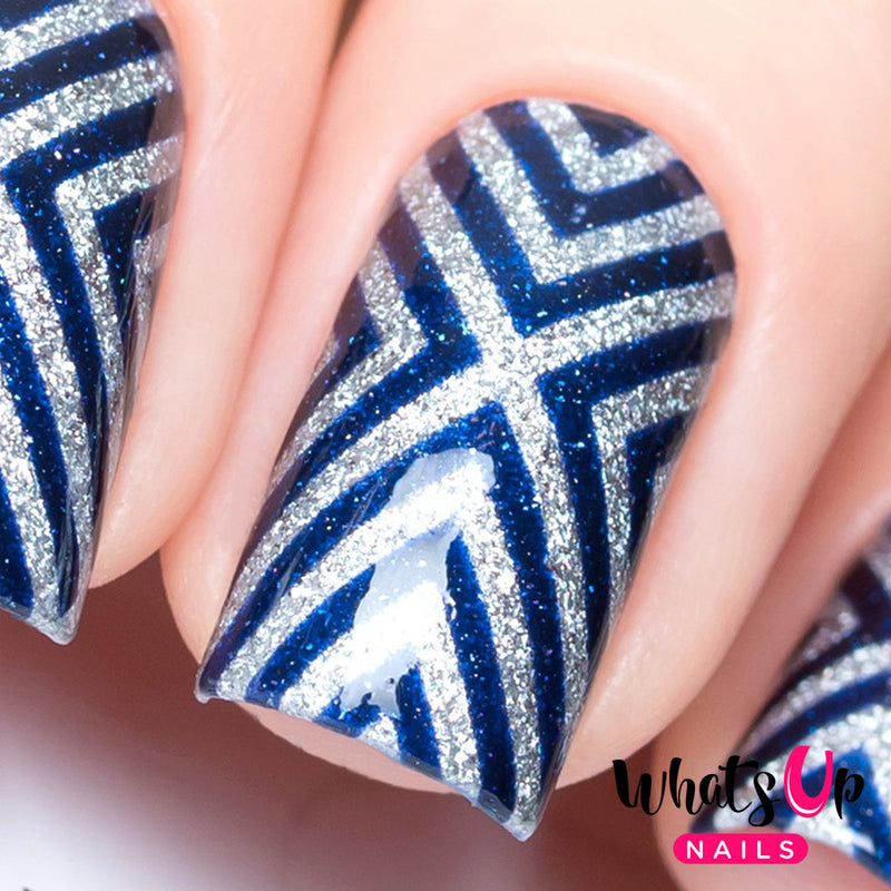 Whats Up Nails - X-pattern Stencils