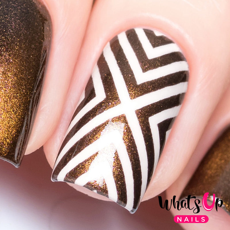 Whats Up Nails - X-pattern Stencils